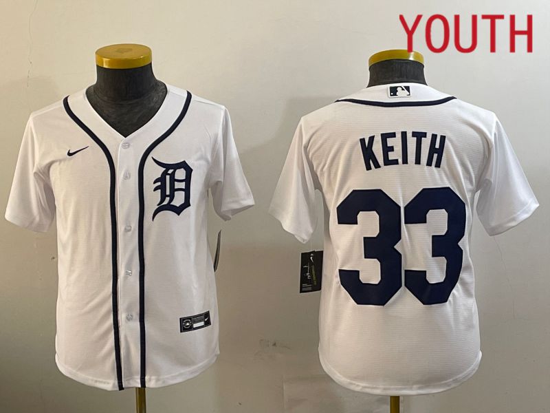 Youth Detroit Tigers #33 Keith White Game 2024 Nike MLB Jersey style 11211->youth mlb jersey->Youth Jersey